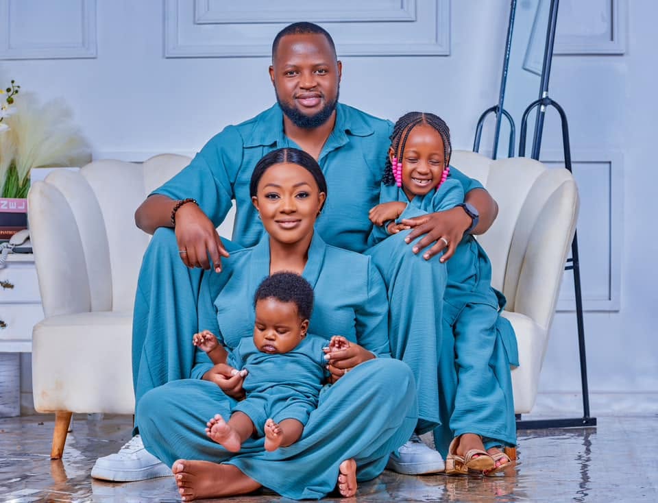 Family studio portrait