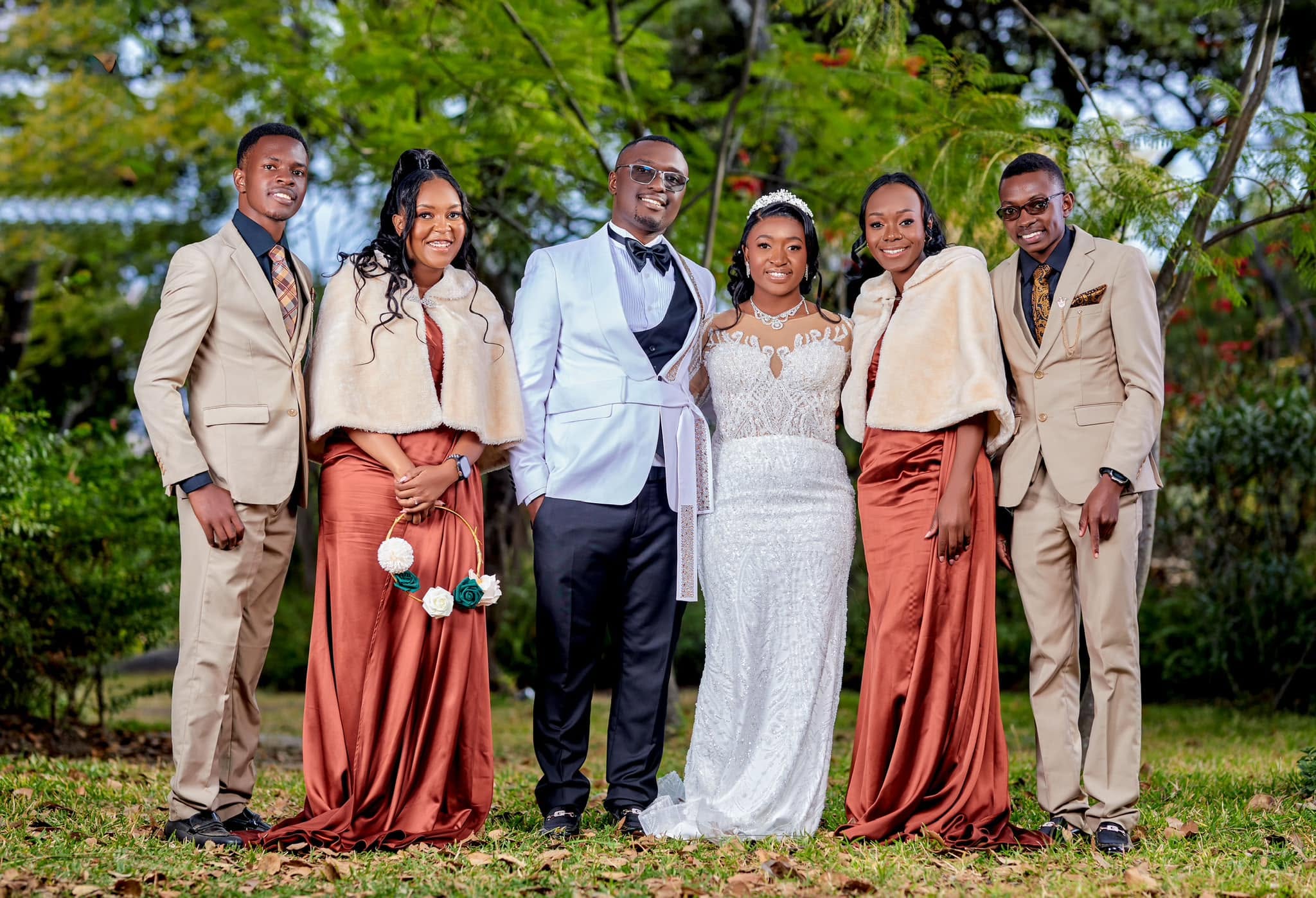 Director Chall wedding party portrait
